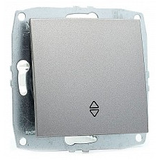 Выключатель проходной одноклавишный без рамки mono electric despina - larissa 500-002425-109